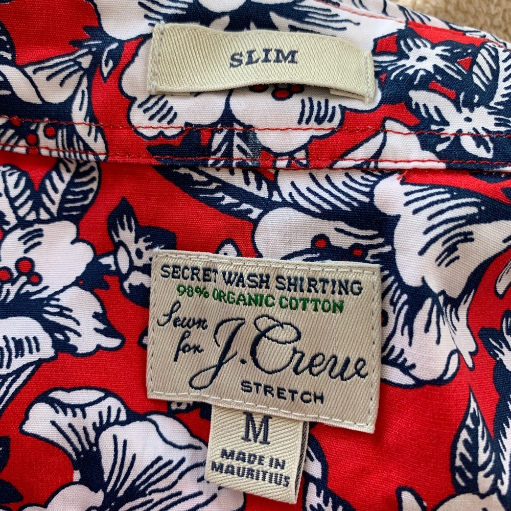 J.Crew Slim Floral Print Shirt - Picture 4 of 5
